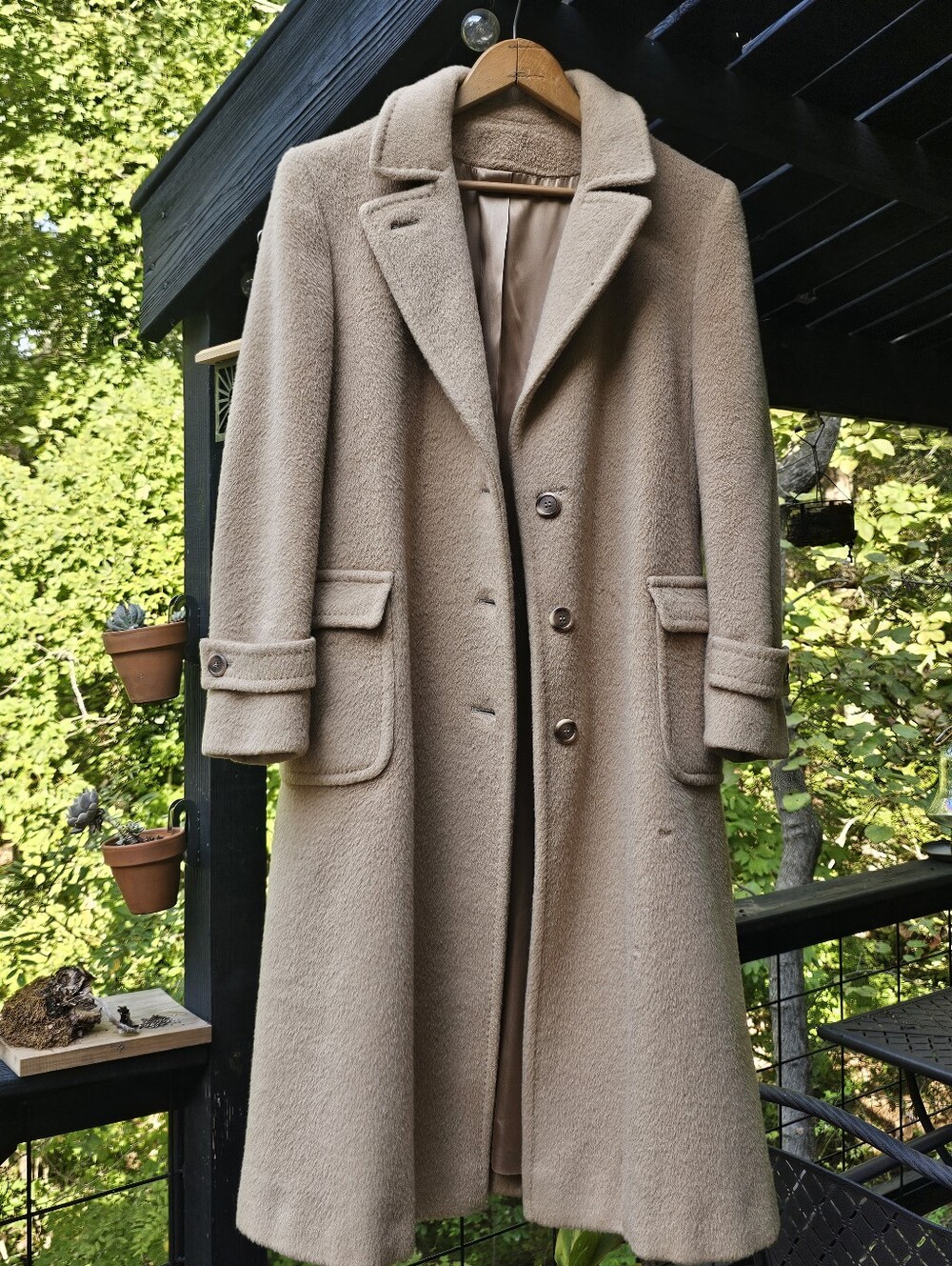Vintage Pure Wool Peacoat